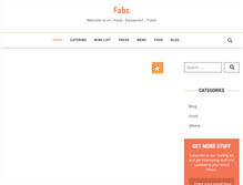 Tablet Screenshot of fabscornercucina.com